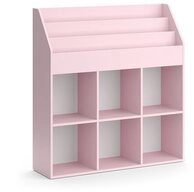 Vicco B&uuml;cherregal Luigi, Rosa, 107.2 x 114.2 cm ohne Faltboxen, 1-tlg.