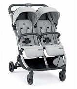 CAM Kombi-Kinderwagen CAM Klappbarer Geschwisterbuggy Gem grau
