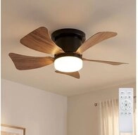 GLOBO LIGHTING Deckenventilator, Deckenventilator Deckenleuchte LED...