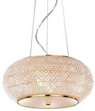 Ideal Lux Pendelleuchte Pasha SP Kristall Pendelleuchte, LED wechselbar,
