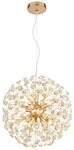 GLOBO LIGHTING H&auml;ngeleuchte KATRINA, LED fest integriert, Warmwei&szlig;, Luster