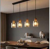 GLOBO LIGHTING LED Pendelleuchte, Leuchtmittel inklusive, Warmwei&szlig;, LED