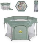 Cangaroo Laufstall Playbox, 139 x 118 cm, Matratze, Tragetasche, &Ouml;ffnung,...