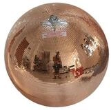 SATISFIRE Discolicht Spiegelkugel 30cm kupfer Safety Discokugel Mirrorball party