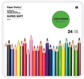 Buntstift Buntstifte Soft Metalletui, 24 St&uuml;ck