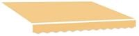 vidaXL Markise Markisenersatzstoff Sand 329 x 245 cm Polyester (1-St)