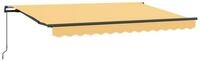 vidaXL Markise Ausziehbare Markise Sand 2,5 x 2 m Stoff (1-St)