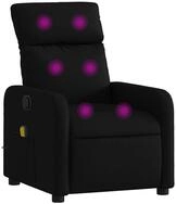 vidaXL Sessel Massagesessel Schwarz Stoff (1-St)