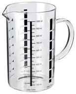 K&uuml;chenprofi Messbecher Messbecher 1 ltr. Glas Glas, Borosilikatglas, (1-St),