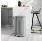 HOMCOM M&uuml;lltrennsystem M&uuml;lleimer 30L Treteimer mit Deckel und Fu&szlig;pedal, f&uuml;r