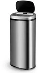 Juskys M&uuml;lleimer, 70 L, rostfrei, intelligenter Sensor, batteriebetrieben,