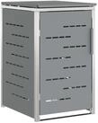 vidaXL M&uuml;lltonnenbox M&uuml;lltonnenbox f&uuml;r 1 Beh&auml;lter 240L Grau (1 St)