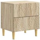 vidaXL Nachttisch Nachttisch Sonoma-Eiche 43 x 34,5 x 48 cm Holzwerkstoff (1-St)