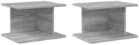 vidaXL Nachttisch Nachttisch 2 stk. Graues Sonoma 40 x 30 x 25 cm Holzwerkstoff