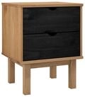 vidaXL Nachttisch 45 x 39 x 57 cm Nachttisch Nachtschrank Nachtkommode OTTA...