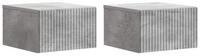 vidaXL Nachttisch 33 x 34,5 x 20 cm Nachttisch h&auml;ngend 2er Set Nachtschrank