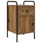 vidaXL Nachttisch 35 x 36,5 x 61 cm Nachttisch Altholz 35x36,5x61 cm...