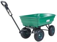 pro.tec Bollerwagen, &raquo;Corfinio&laquo; 111 x 51 cm max. 250 kg Gr&uuml;n/Schwarz