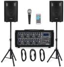 McGrey BP-215 Bandpack PA-Anlage Lautsprechersystem (Bluetooth, 150 W, inkl....