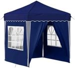 vidaXL Partyzelt Pop-up Partyzelt 195 x 195 x 245 cm Blau Oxford-Stoff