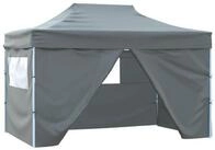 vidaXL Partyzelt Party-Zelt 280 x 410 x 315 cm Anthrazit Oxford-Stoff