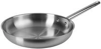 ONVAYA Bratpfanne Edelstahlpfanne, Wok, Bratpfanne, Induktion, Edelstahl