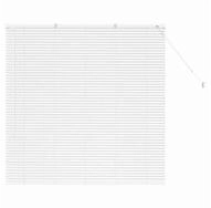 Rollo Venezianische Jalousien Wei&szlig; 130 x 125 cm Aluminium, vidaXL