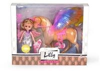 Toi-Toys Actionfigur LILLY Teenager-Puppe 15 cm &ndash; mit beweglichem Einhorn