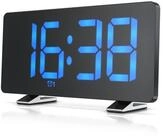 BEARWARE Radiowecker Digitaler Radio Wecker mit Autodimmer, Snooze, 15 FM