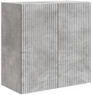 vidaXL H&auml;ngeschrank Wandschrank 59 x 31 x 60 cm Holzwerkstoff Betongrau (1-St)