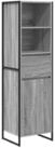 vidaXL Sideboard B&uuml;cherregal Graues Sonoma 43 x 36 x 150,5 cm Holzwerkstoff (1...