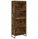 vidaXL B&uuml;cherregal B&uuml;cherregal 60 x 30 x 155 cm Holzwerkstoff Raucharbe,...