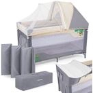 Moby-System Baby-Reisebett Babyreisebett HUXLEY - mit Wickelfl&auml;che und