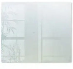 Tulup Schneidebrett Glasplatte aus Geh&auml;rtetem Glas Transparent, Milchig, Matt,