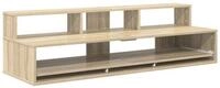 vidaXL Arbeitstisch Studiotisch Sonoma-Eiche 152 x 42,5 x 36 cm Holzwerkstoff...