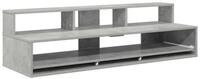 vidaXL Arbeitstisch Studiotisch Betongrau 110 x 42,5 x 36 cm Holzwerkstoff...