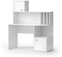 Vicco Schreibtisch Alwin, Wei&szlig;, 115 x 55 cm mit 2 T&uuml;ren (1-St)