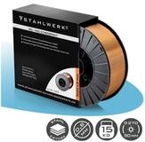 STAHLWERK Schwei&szlig;draht MIG/MAG &Oslash; 0,8 mm ER70S-6 SG2 15 kg D270-Spule 50 mm...
