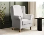 Beautysofa Ohrensessel LEONARDO Sessel Wohnzimmersessel, Fernsehsessel beige