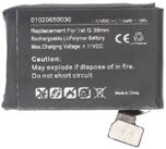 AccuCell Akku passend f&uuml;r Apple Watch 3 38mm, Li-Polymer, 3,82V, 270mAh, 1,0Wh...