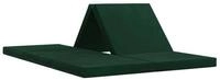 vidaXL Bett Klappsofa Bett 140 x 67 x 15 cm Dunkelgr&uuml;n (1-tlg)