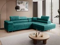 Beautysofa Ecksofa Waldo / Vild L mit verstellbaren Kopfst&uuml;tzen, inklusive