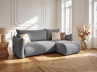 Fun M&ouml;bel Ecksofa Schlafsofa MAILAND XS mit Ottomane in Stoff Tilia, mit...