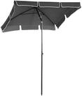 MODFU Sonnenschirm 198x130x245 cm knickbar aus Aluminium, als Sonnenschirm &