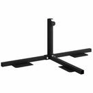 vidaXL Schirmhalter Halb Sonnenschirm Basisrahmen Schwarz Stahl for 32-38 mm...