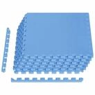 vidaXL Bodenmatte Fu&szlig;matten 6 stk. Blau 2,16 m&sup2; EVA-Schaum (6-St)