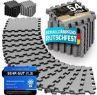 monzana Fitnessmatte (54-St), Rutschfest EVA-Schaumstoff Bodenschutz...