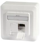 EFB ELEKTRONIK EFB Netzwerkdose CAT6A, Unterputz RAL9010 Datendose Anschlussdose
