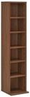 en.casa CD-Regal, &raquo;Tynset&laquo; 90x20x20 cm Standregal mit 6 F&auml;chern Walnussoptik
