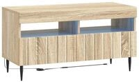 vidaXL TV-Schrank LED-TV-Schrank ZWOLLE Sonoma-Eiche Holzwerkstoff